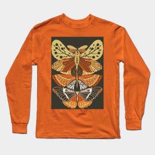 Boho Design Of Butterflies Long Sleeve T-Shirt